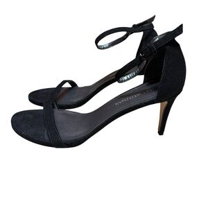 Stuart Weitzman NUDISTSONG Stiletto Heels – Black | Size 11